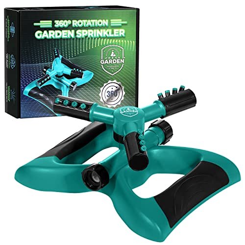 Joeys Sprinkler for Yard, Rotating Garden Sprinkler, 3...