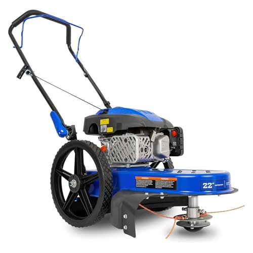 BILT HARD Walk Behind String Trimmer, 170cc 22-inch Brush...