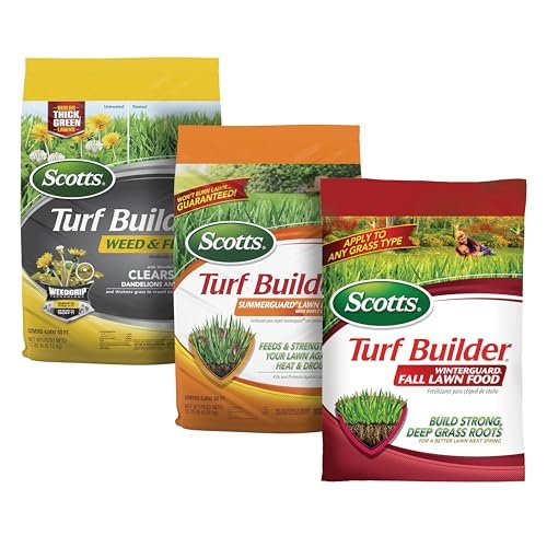 Scotts Turf Builder 3-Bag Lawn Care Bundle for Northern...