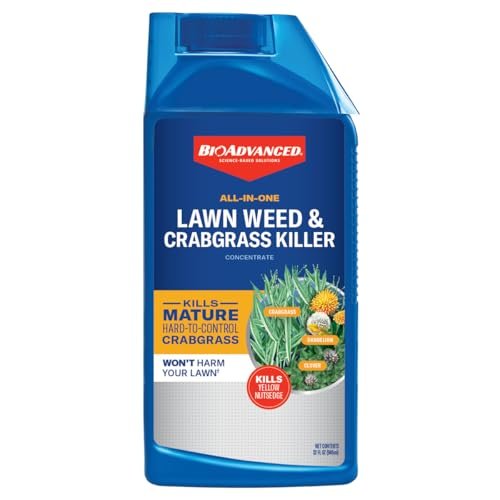 BioAdvanced All-in-One Lawn Weed & Crabgrass Killer,...