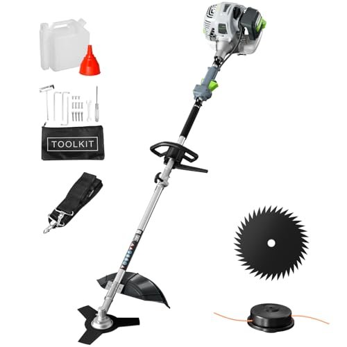 36CC Gas Powered Weed Wacker, 3-in-1 2-Stroke Brush Cutter