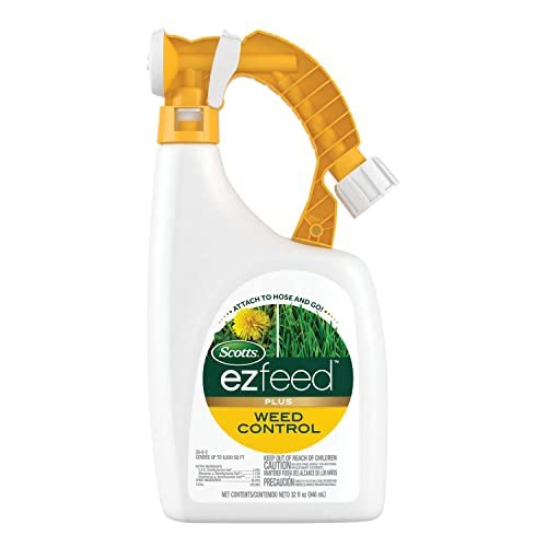 Scotts EZ Feed Plus Weed Control: Use on Lawns
