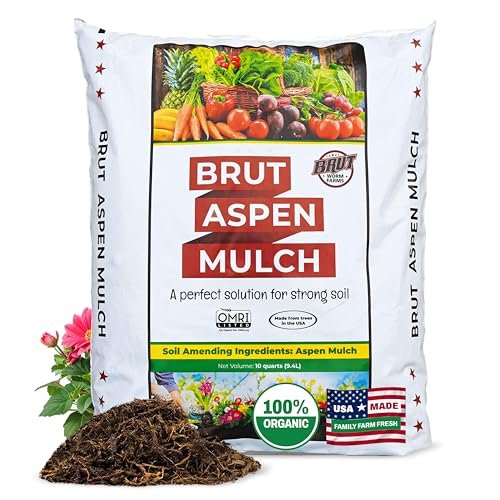 Brut Organic Aspen Mulch 10 QT – Retainer & Protector