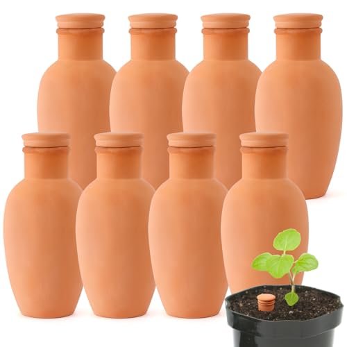 8pcs Ollas Self Watering Terracotta Planter Terra Cotta...