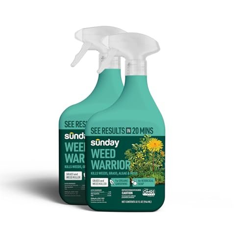 Sunday Weed Warrior, 32oz, 2 Pack - Organic Weed Killer