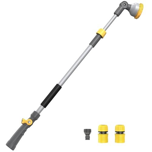 VOXON Watering Wand for Garden Hose, Adjustable 10 Spray...