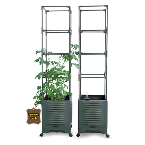 Raised Garden Bed Tomato Planter Trellis for Self Watering...