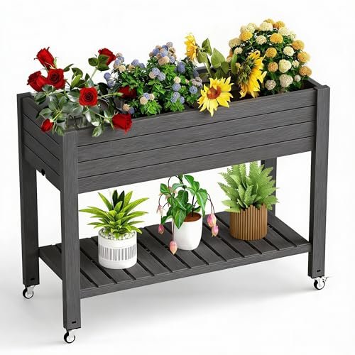 GYMHILL Elevated Raised Garden Bed with Legs, Self-Watering...