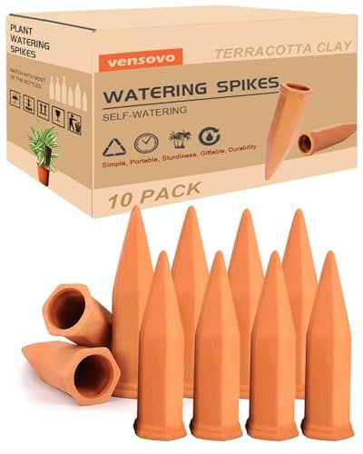 vensovo 10pcs Terracotta Watering Spikes - Automatic for...
