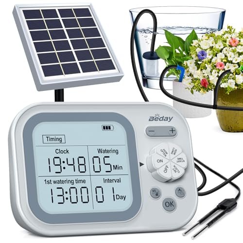 Solar Automatic Drip Irrigation System Houseplant Auto Self...