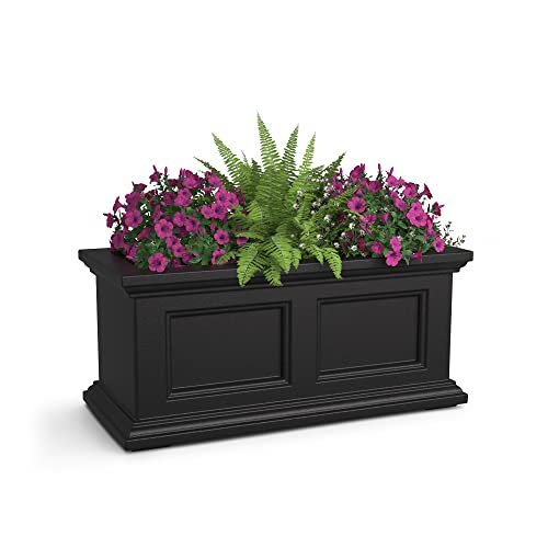 Mayne Fairfield 2ft Window Box, Self Watering Outdoor Black
