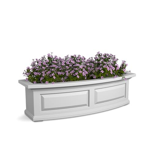 Mayne Nantucket 3-Foot Window Box – Self-Watering, Outdoor...