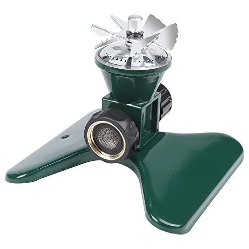 Biswing 1 Pack Lawn Sprinkler, Heavy Duty Metal Square
