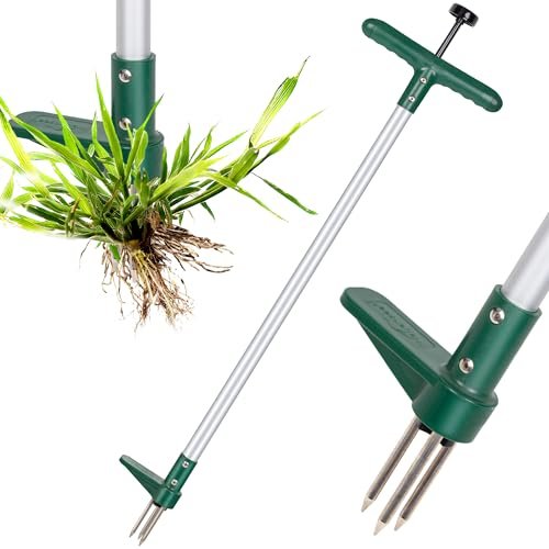 Walensee Weed Puller, Stand Up Weeder Hand Tool Long Handle