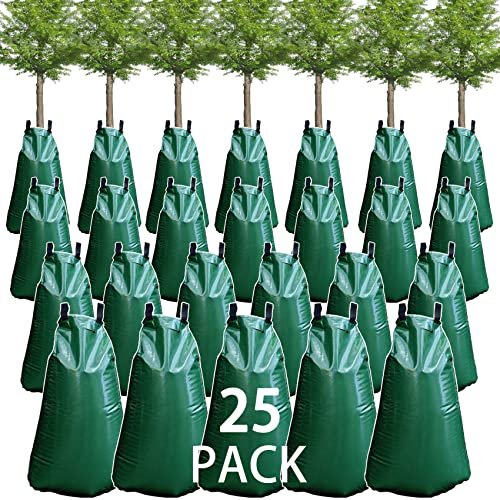 25 Pack Tree Watering Bag, 20 Gallon Slow Release Drip
