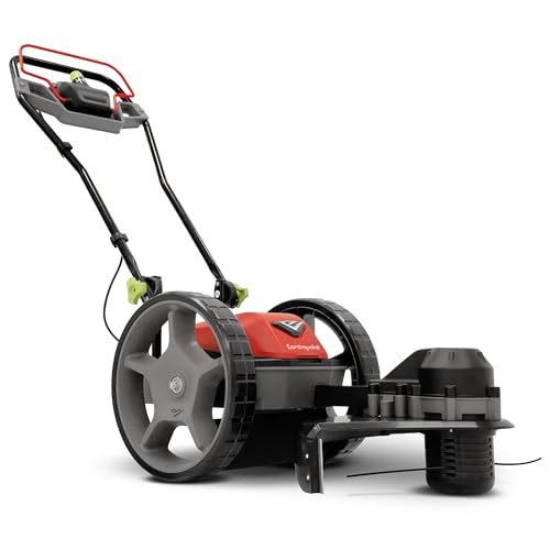 Earthquake 60V Walk Behind String Mower, Includes two 4Ah...