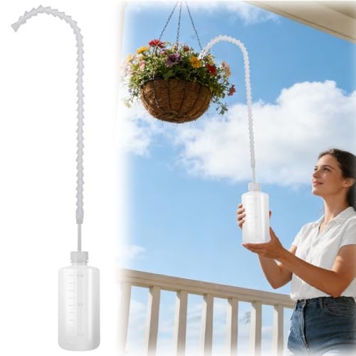 Squeeze Bottle for Hanging Plants - 16.9oz Long Adjustable...