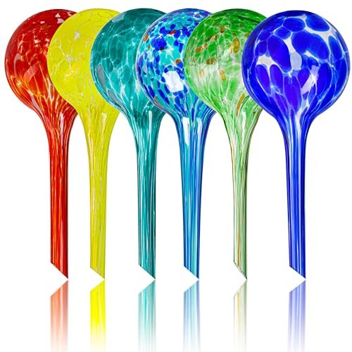 Plant Watering Globes Set of 6 - 5 Day Irrigation