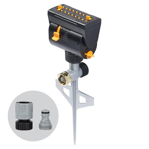 Melnor 65137AMZ MiniMax Turbo Oscillating Sprinkler on Step...