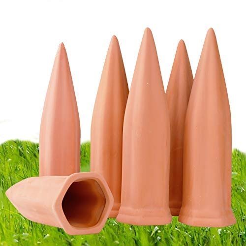 Plant Watering Devices 6 Pack Terracotta Vacation...