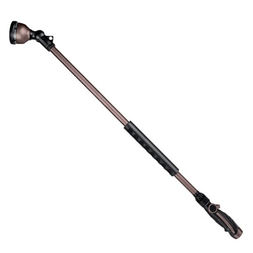RESTMO 36”Long Watering Wand, 180° Swivel Head 10 Spray...