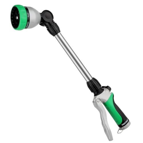 RESTMO Metal Watering Wand, Heavy Duty Garden Hose Wand