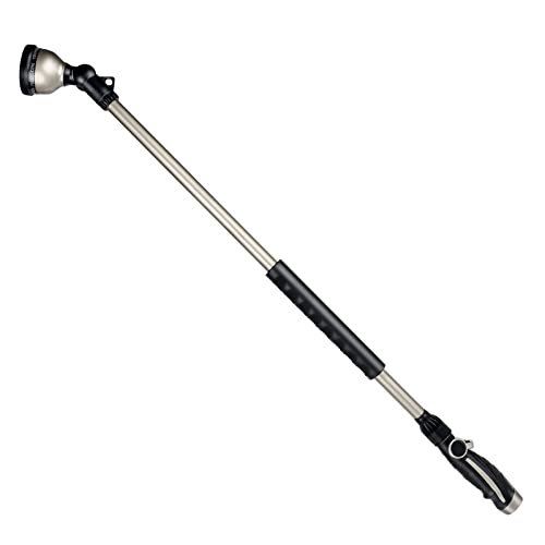 RESTMO 36” Long Watering Wand, Metal Garden Swivel 10...