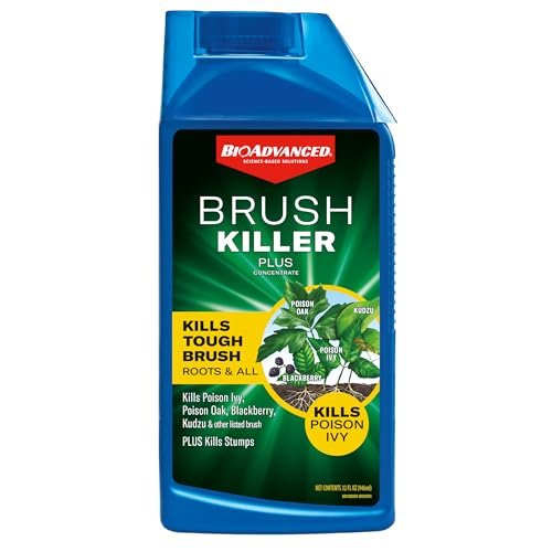 BioAdvanced Brush Killer Plus, Weed Killer Concentrate,...