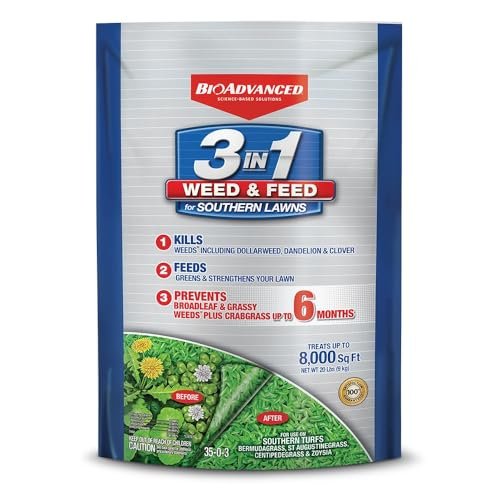 BioAdvanced 3-In-1 Weed and Feed for Southern Lawns Granules