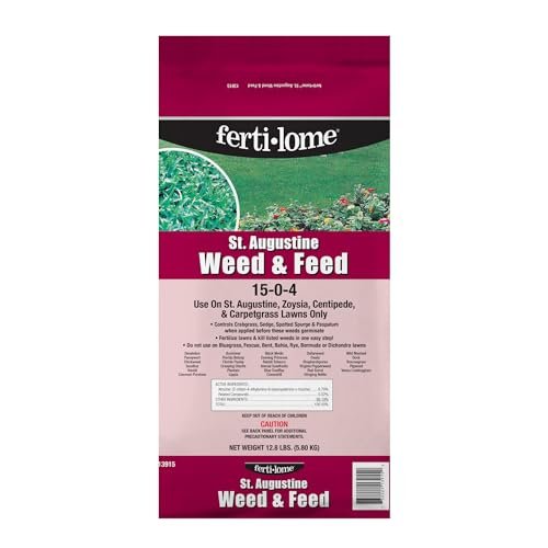 Fertilome (13915) St. Augustine Weed & Feed 15-0-4 (12.8...