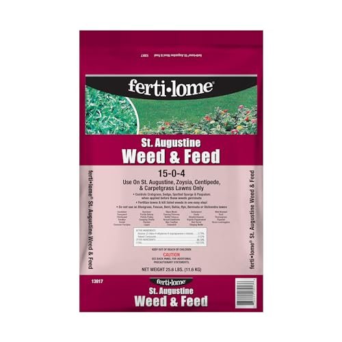Fertilome (13917) St. Augustine Weed & Feed 15-0-4 (25.6...
