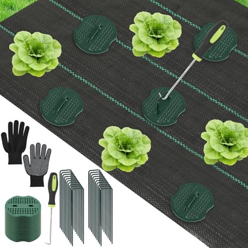 4ftx50ft Premium Weed Barrier Fabric, 3.2oz Heavy Duty...
