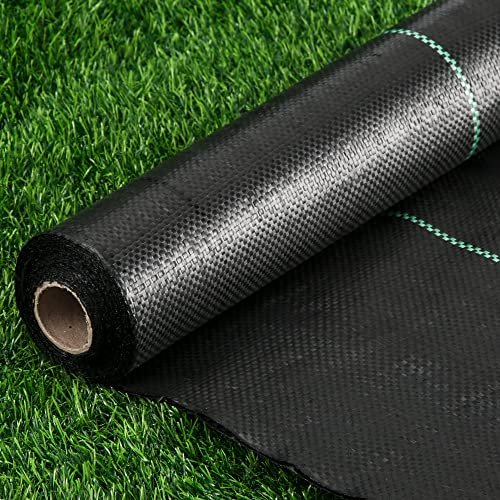 Weed Barrier Landscape Fabric Heavy Duty, 2.6FT x 100FT...