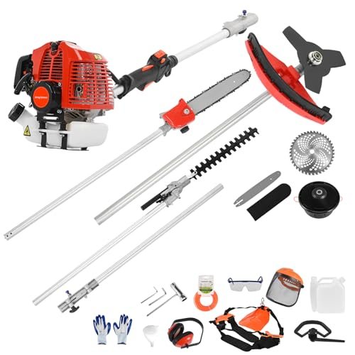 2026 New Gas Weed Wacker, 52cc 5-in-1 trimming tool