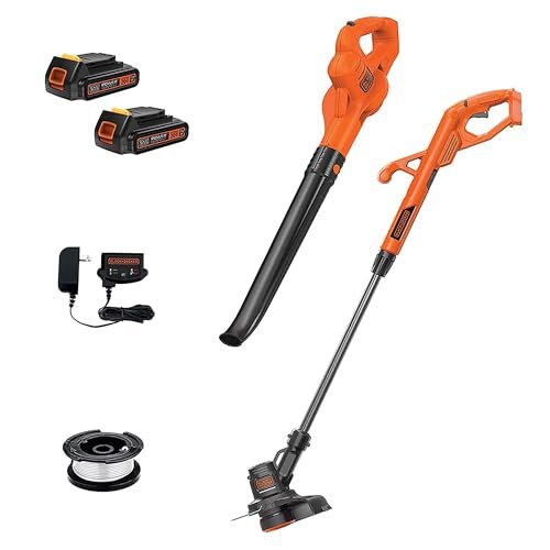 BLACK+DECKER 20V MAX Weed Eater, Edger and Sweeper Cordless...