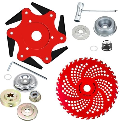 Steel Trimmer Head with 6 Blade Razors Universal Brush...