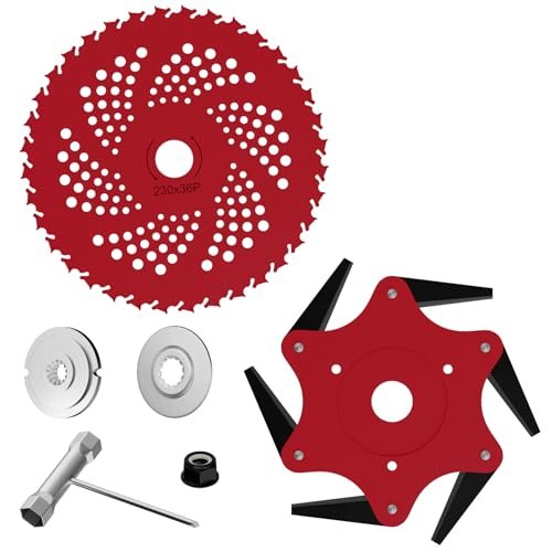Blytra Weed Eater Blades Kit 6 Steel Trimmer Heads