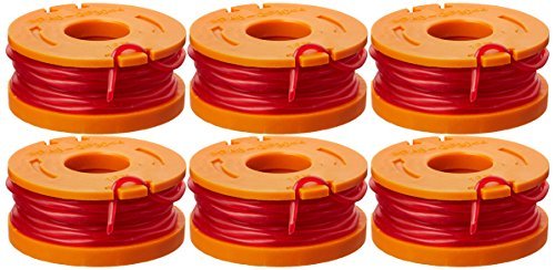 WORX Replacement Spool & Line for String Trimmers, 6-Pack,...