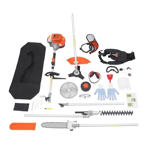 52cc 8500RPM Gas Weed Wacker, 2026 New 5-in-1 Multi-Tool
