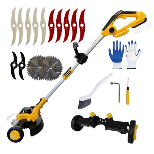Electric Weed Wacker Eater Cordless Brush Cutter Brushless...