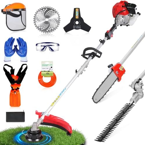 Relxxon 5-in-1 Weed Wacker Gas Powered – Multi-purpose Kit