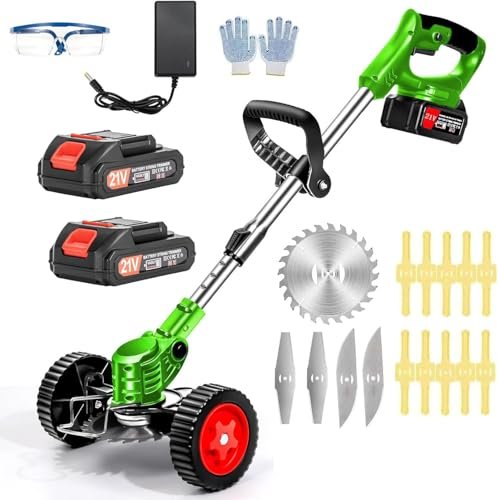 Cordless Weed Wacker 21V Electric Weed Cordless 3-in-1 with...
