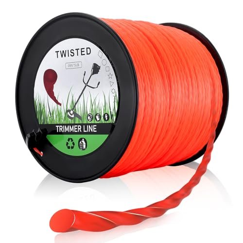 Hipa .095” 5-Pound by 1889-ft Trimmer Line Round Twist