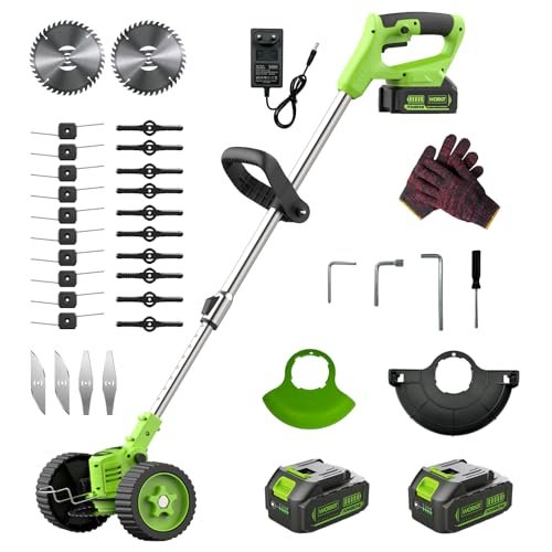 WORKIT 4-in-1 Electric Weed Wacker: 20V 6 Inch Cordless...