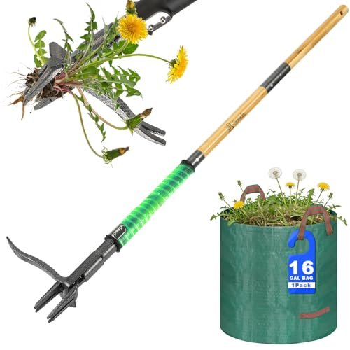 Bamda Weed Puller Tool, Heavy Duty Gardening Stand Up.