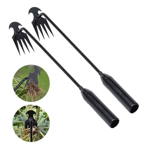 Young4us Garden Weed Pulling Tool Uprooting Weeding Weeder...
