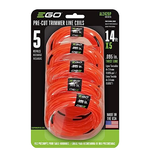 EGO Power+ Twisted String Trimmer Lines, Pre-Cut 0.095...