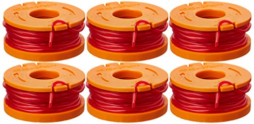 WORX Replacement Spool & Line for String Trimmers, 6-Pack,...
