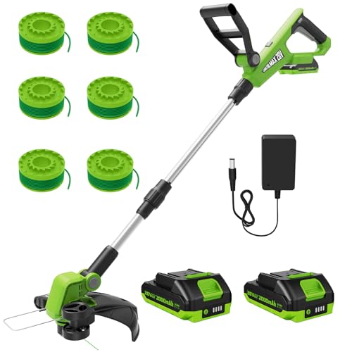 VARSK 12 Inch 20V Cordless Weed Wacker Trimmer Edger