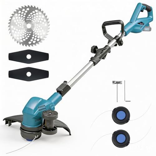 Cordless Weed Wacker & Edger Compatible with Makita 18V...